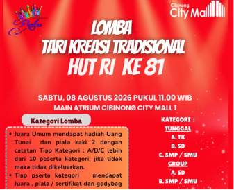 Lomba tari kreasi tradisional